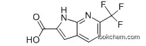 Molecular Structure of 952182-22-8 (6-(TRIFLUOROMETHYL)-1H-PYRROLO[2,3-B]PYRIDINE-2-CARBOXYLIC ACID)